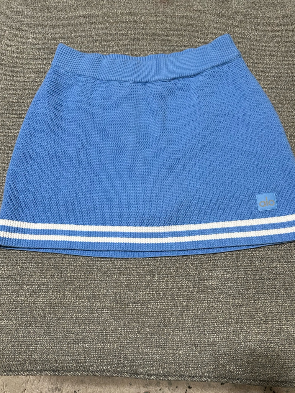 Alo Tennis Club Knit Skirt and Bra Set - Picture 2 of 11